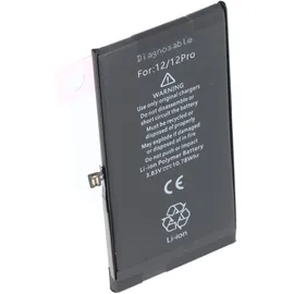 AccuCell Akku passend für Apple iPhone 12/12 Pro, diagnostizierbar, Li-Polymer, 3,83V, 2815mAh, 10,78Wh, ohne Werkzeug