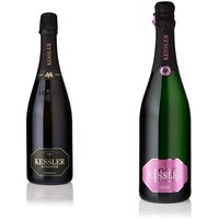Kessler Hochgewächs Chardonnay brut (1 x 0,75l) & Kessler Rosé brut (1 x 0,75l)