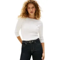 Tommy Hilfiger New Cody Slim 3/4-arm T-Shirt Nos Ecru