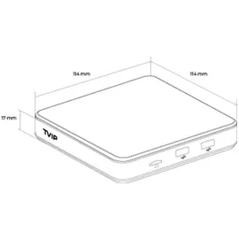 TVIP S-Box v.605 SE 4K UHD Linux IP-Receiver Dual-WiFi, LAN, Bluetooth, HDMI, USB, MicroSD