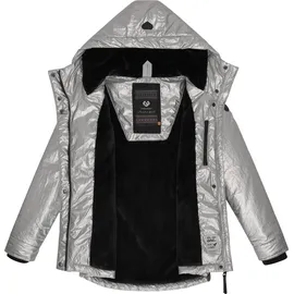 Ragwear Damen, warme Jacke mit Kapuze Monadde Bling YOUMODO Light Grey Gr.