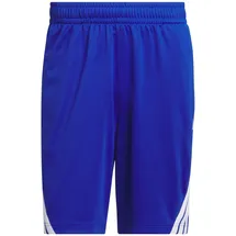 adidas Legends 3-Streifen Basketballshorts Blau XS