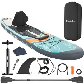 Tectake SUP Board Set 288 x 77 x 22,5 cm türkis
