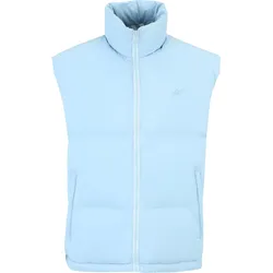 Jerseyweste DEF "DEF Unisex DEF Puffer Vest", Damen, Gr. XS, blau, 100% Polyester, Westen