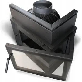 Kratki Simple Kamineinsatz Stahl Schwarz