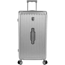 HEYS Luxe Trunk 4-Rollen 76 cm / 100 l silber