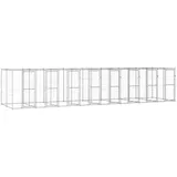 vidaXL Outdoor-Hundezwinger Verzinkter Stahl 19,36 m2