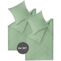 Esprit Renforcé Bettwäsche HARP - 2er Set 140x200 cm, Grün
