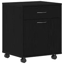 vidaXL Rollschrank 45 x 38 x 54 cm Schwarz