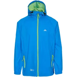 Trespass Qikpac Jacket Kompakt Zusammenrollbare Wasserdichte Regenjacke, Blau (Cobalt), L