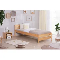 TICAA Bett Bora 100 x 200 cm Kiefer massiv natur