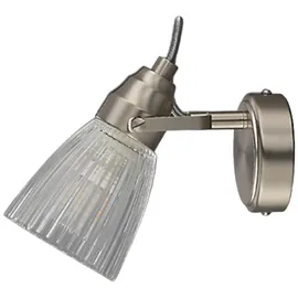 LINDBY Wandleuchte, Wandlampe Bad Kara aus Glas Für Badezimmer Von Lindby