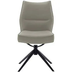 Esszimmerstuhl Stuhl Esszimmer drehbar aus Echtleder (2er Set)