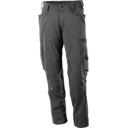 Mascot Hose mit Knietaschen, Stretchstoff Hose Größe 82C51, dunkelanthrazit