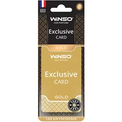 Winso Exclusive Card Gold Auto Lufterfrischer Premium Car  Duftbaum