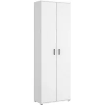 Dmora Mehrzweckgarderobe 61 x 190 x 35 cm weiß / weiß