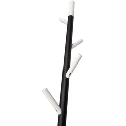 Garderobenständer Linair, freistehend, VB 717934, Matt Schwarz, stone white