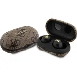 GUESS Bluetooth Gaming Kopfhörer, - Dockingstation 4G Metal Logo Schwarz / Braun