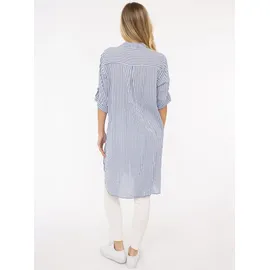 Zwillingsherz Longbluse Kida Blau One Size