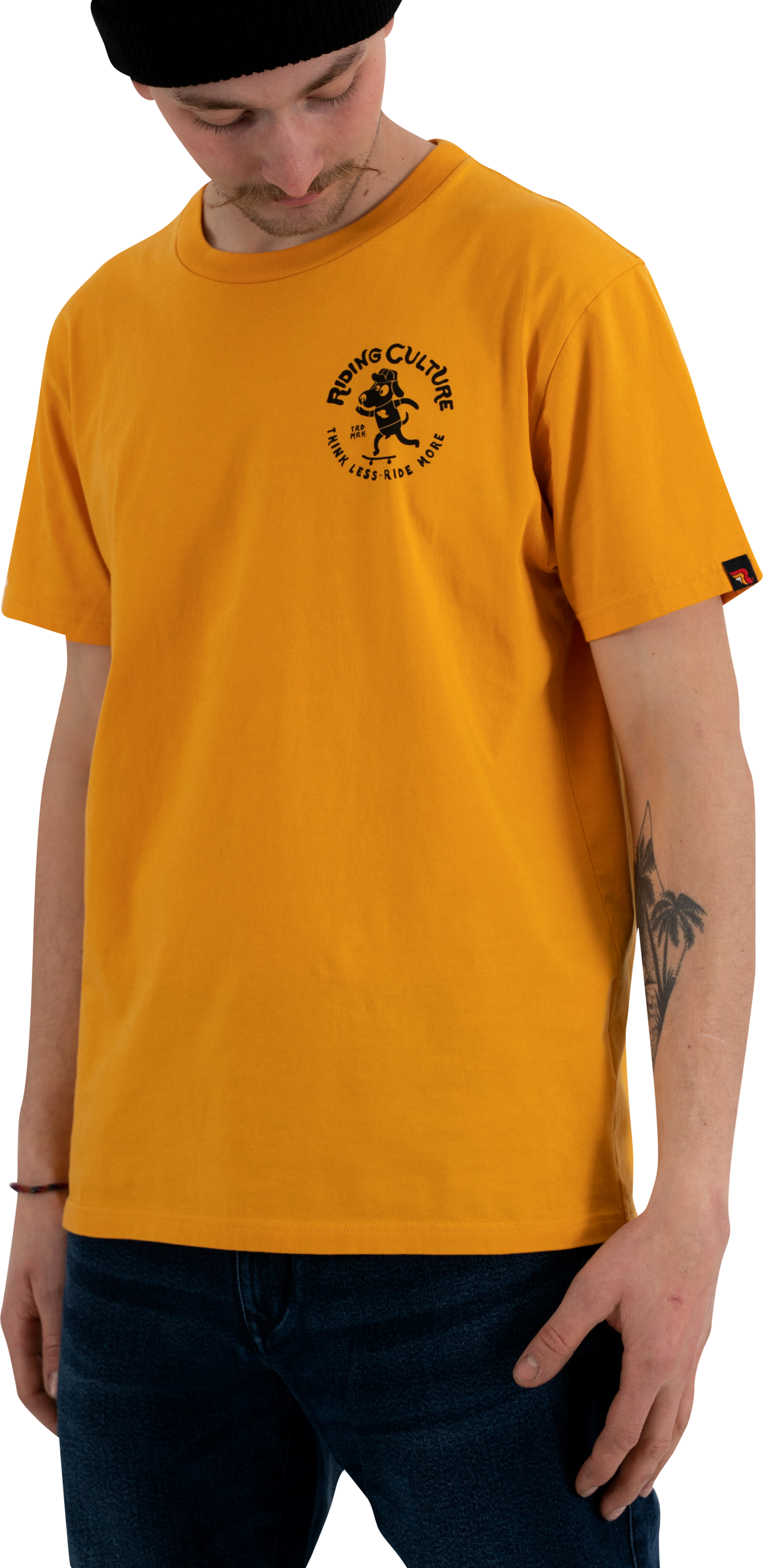 Riding Culture RC5006 Tony, t-shirt - Jaune/Noir - XL