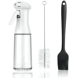 Ölsprühflasche 200 ml - Weiß, Tropffrei