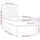 vidaXL Boxspringbett mit Matratze & LED Blau 90x200 cm Stoff