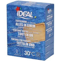 Ideal® Textilfarbe Jeansblau Alles in Einem für Waschmaschinen