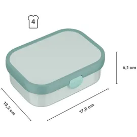 Mepal Campus Brotdose mit Bento-Einsatz und Gabel 750 ml Unicorn Glow