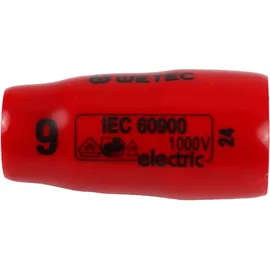 WeTec Sechskant-Steckschlüssel-Einsatz 9 mm 3/8"