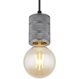 GLOBO Hängeleuchte 1-flg. D 12 cm rund/silber