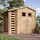 TIMBELA Gerätehaus 2,72 x 2,06 m Natur