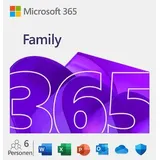 Microsoft 365 Family (Office-Apps inkl. NordVPN, Copilot-KI und 6 TB Cloudspeicher) ESD + PKC