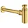 Fortis Design-Siphon rund gold gebürstet