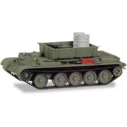 HERPA 745895 1:87 Werkstattpanzer T-54 mit Ladung Fässer / Laufwerke