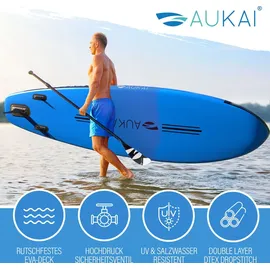 Aukai SUP Board AUKAI Pro 320 x 81 x 15 cm grau