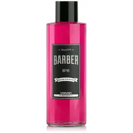 barber marmara No.6 Eau de Cologne Herren Splash im Glas Flacon 1x 500ml - After Shave - Duftwasser - Rasierwasser Männer - Erfrischt kühlt - Duft Herren - Desinfizierend 70° Alkohol (No.6)