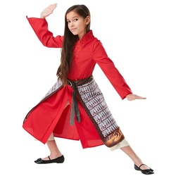 Rubie ́s Kostüm Disney’s Mulan, Disney-Heldin zwischen Kriegerin und Prinzessin rot 110-116