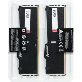 Kingston FURY Beast RGB 2 x 8GB, 5200 MHz, DDR5-RAM, DIMM RAM, Schwarz