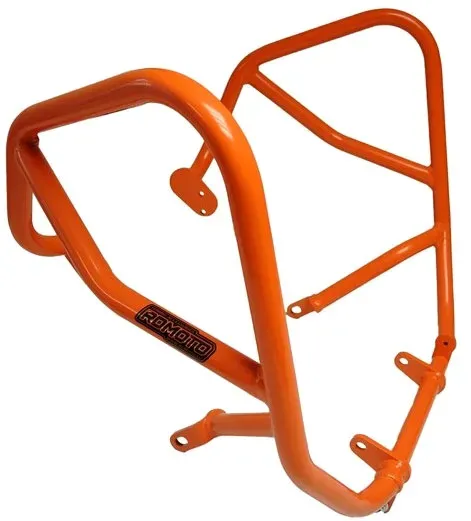 RD Moto KTM 690 Enduro R, protections supérieures du moteur - Orange