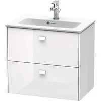 Duravit Brioso Waschtischunterschrank Compact 620x553 Weiß Hochgl., 2 Ausz.,