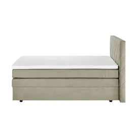 Sofa.de Boxspringbett ¦ beige ¦ Maße (cm): B: 132 H: 116