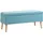 Homcom Sitzbank Polsterbank Blau 110 x 39 x 45 cm