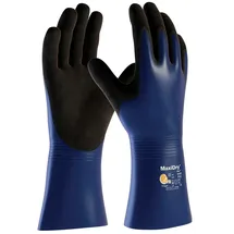 ATG® MaxiDry® PlusTM" Chemikalienschutz-Handschuhe 56-530 blau/schwarz