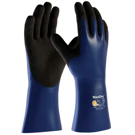ATG® MaxiDry® PlusTM" Chemikalienschutz-Handschuhe 56-530 blau/schwarz