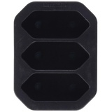 Kopp 471305006 Adapter 3-Fach, schwarz