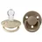 Bibs Schnuller De Lux 2er-Pack, Silicone, Vanilla/Dark Oak