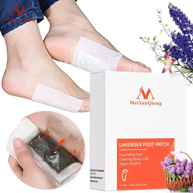 1 Box Lavendel Wermut Gesundheit Körper Fuß Patches Pads Nährende Reparatur Fuß Patch Verbessern Schlaf Qualität