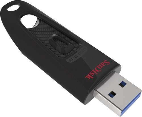 SanDisk Ultra® USB 3.0 USB-Stick 256GB Schwarz SDCZ48-256G-U46 USB 3.2 Gen 1 (USB 3.0)