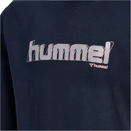 hummel hmlARIA langarm Kleid Mädchen 1009 black iris 104
