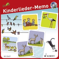 Schott Music Kinderlieder-Memo (Kinderspiel) + Audio-CD